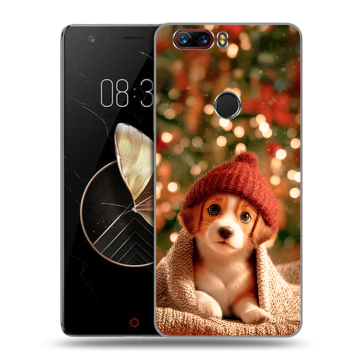 Пластиковый чехол на ZTE Nubia Z17 с принтом Новый год Пластиковый чехол на ZTE Nubia Z17 с принтом Новый год