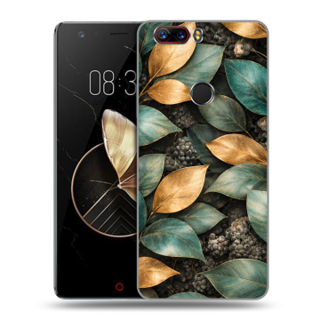 Пластиковый чехол на ZTE Nubia Z17 с принтом женский