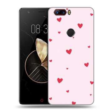 Пластиковый чехол на ZTE Nubia Z17 с принтом для девочек