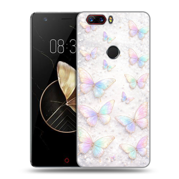 Пластиковый чехол на ZTE Nubia Z17 с принтом женский Пластиковый чехол на ZTE Nubia Z17 с принтом женский