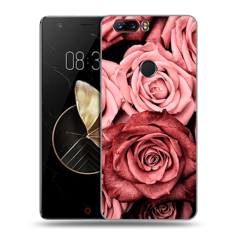 Пластиковый чехол на ZTE Nubia Z17 с принтом Цветы розы Пластиковый чехол на ZTE Nubia Z17 с принтом Цветы розы