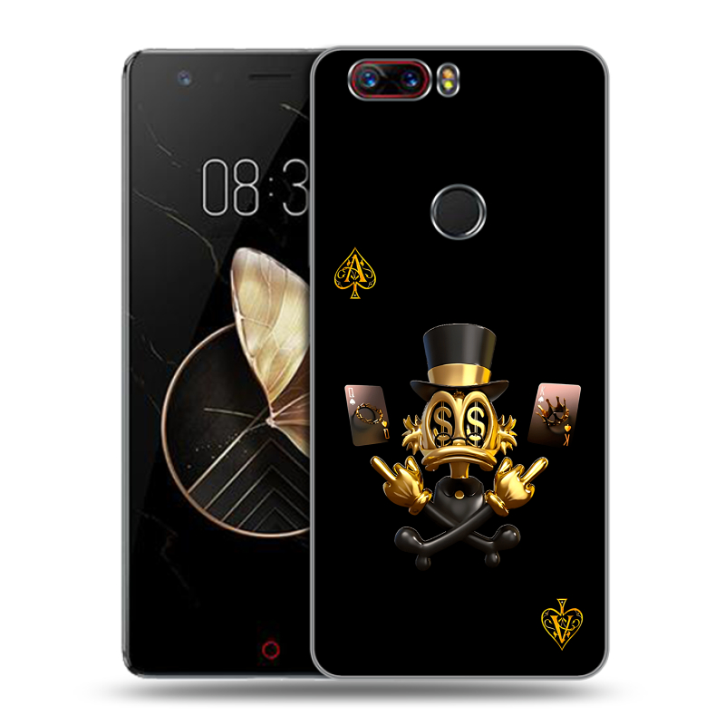 Пластиковый чехол на ZTE Nubia Z17 с принтом Золотой скрудж макдак Пластиковый чехол на ZTE Nubia Z17 с принтом Золотой скрудж макдак