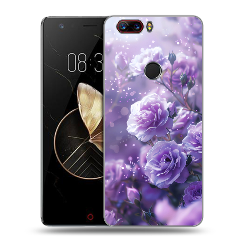 Пластиковый чехол на ZTE Nubia Z17 с принтом Розы цветы Пластиковый чехол на ZTE Nubia Z17 с принтом Розы цветы