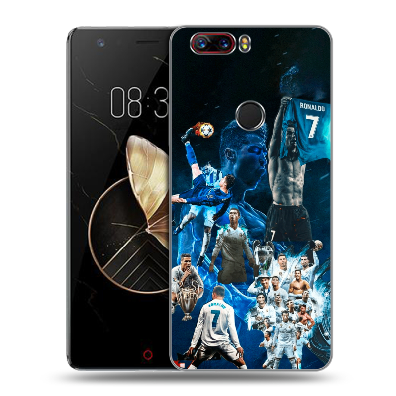 Пластиковый чехол на ZTE Nubia Z17 с принтом Реал Роналдо Пластиковый чехол на ZTE Nubia Z17 с принтом Реал Роналдо