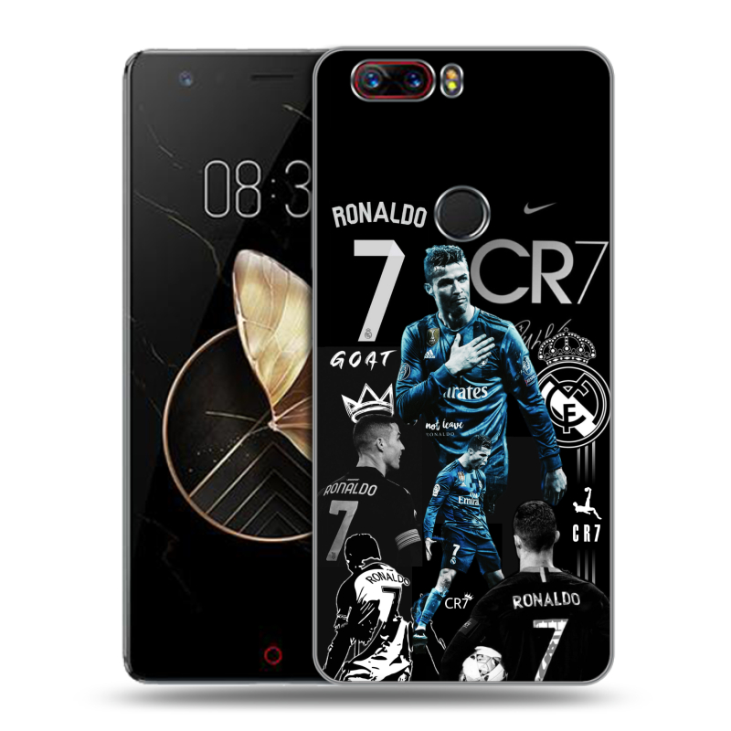 Пластиковый чехол на ZTE Nubia Z17 с принтом Реал Роналдо Пластиковый чехол на ZTE Nubia Z17 с принтом Реал Роналдо