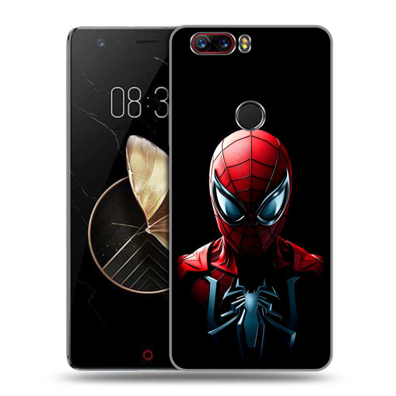 Пластиковый чехол на ZTE Nubia Z17 с принтом Spiderman Человек паук Пластиковый чехол на ZTE Nubia Z17 с принтом Spiderman Человек паук