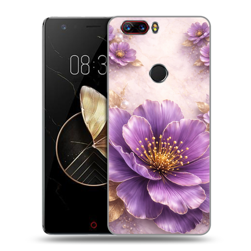 Пластиковый чехол на ZTE Nubia Z17 с принтом женский Пластиковый чехол на ZTE Nubia Z17 с принтом женский