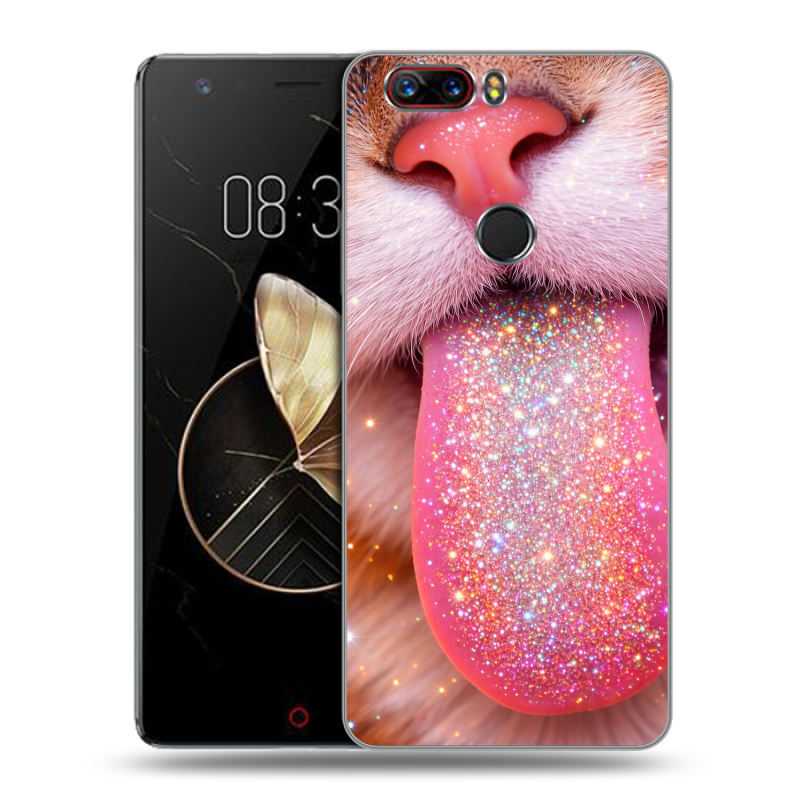 Пластиковый чехол на ZTE Nubia Z17 с принтом для девочек Пластиковый чехол на ZTE Nubia Z17 с принтом для девочек