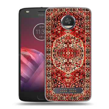 Силиконовый чехол на Motorola Moto Z2 Play с принтом Ковер