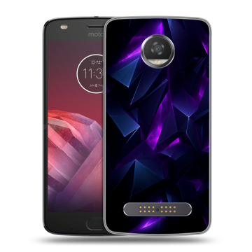 Силиконовый чехол на Motorola Moto Z2 Play с принтом Абстракиция