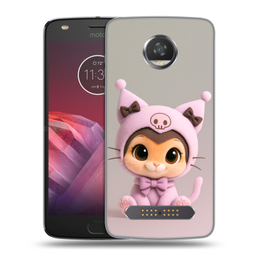 Силиконовый чехол на Motorola Moto Z2 Play с принтом Куроми Kuromi 