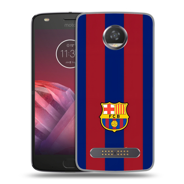 Силиконовый чехол на Motorola Moto Z2 Play с принтом Барселона Barcelona