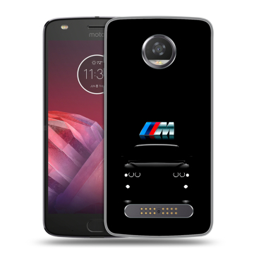 Силиконовый чехол на Motorola Moto Z2 Play с принтом БМВ BMW Силиконовый чехол на Motorola Moto Z2 Play с принтом БМВ BMW