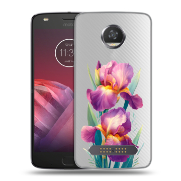 Силиконовый чехол на Motorola Moto Z2 Play с принтом Цветы орхидеи Силиконовый чехол на Motorola Moto Z2 Play с принтом Цветы орхидеи