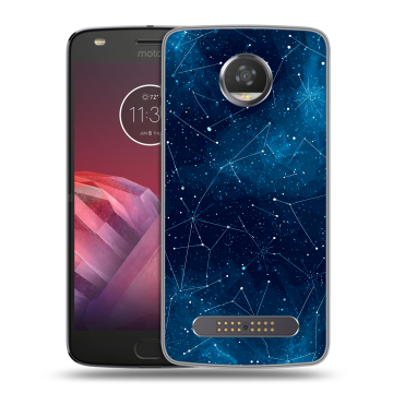 Силиконовый чехол на Motorola Moto Z2 Play с принтом Космос звезды Силиконовый чехол на Motorola Moto Z2 Play с принтом Космос звезды