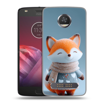Силиконовый чехол на Motorola Moto Z2 Play с принтом Лиса Силиконовый чехол на Motorola Moto Z2 Play с принтом Лиса