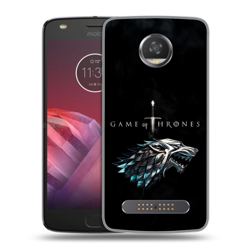 Силиконовый чехол на Motorola Moto Z2 Play с принтом Игра Престолов Game Thrones