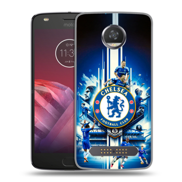 Силиконовый чехол на Motorola Moto Z2 Play с принтом Chelsea Челси Силиконовый чехол на Motorola Moto Z2 Play с принтом Chelsea Челси