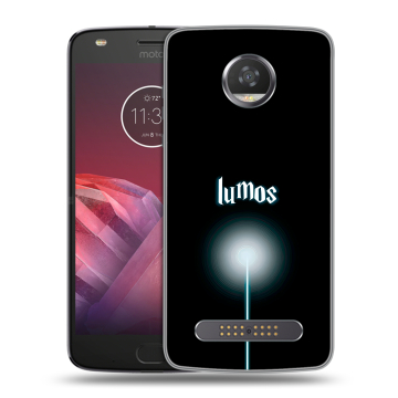 Силиконовый чехол на Motorola Moto Z2 Play с принтом Harry Potter Гарри Поттер