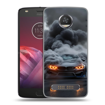 Силиконовый чехол на Motorola Moto Z2 Play с принтом BMW БМВ Силиконовый чехол на Motorola Moto Z2 Play с принтом BMW БМВ