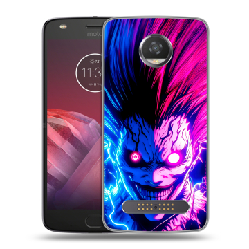 Силиконовый чехол на Motorola Moto Z2 Play с принтом Death note Тетрадь смерти Силиконовый чехол на Motorola Moto Z2 Play с принтом Death note Тетрадь смерти