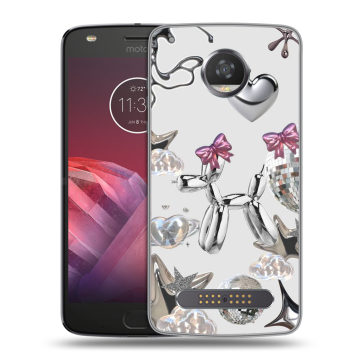 Силиконовый чехол на Motorola Moto Z2 Play с принтом Y2K