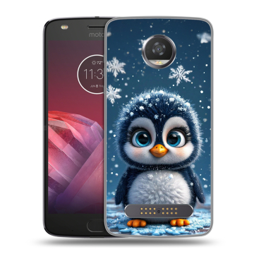 Силиконовый чехол на Motorola Moto Z2 Play с принтом Новый год Силиконовый чехол на Motorola Moto Z2 Play с принтом Новый год