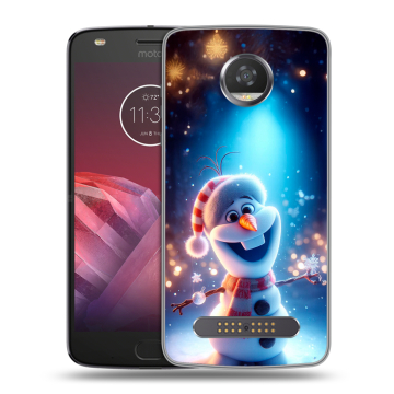 Силиконовый чехол на Motorola Moto Z2 Play с принтом Новый год Силиконовый чехол на Motorola Moto Z2 Play с принтом Новый год
