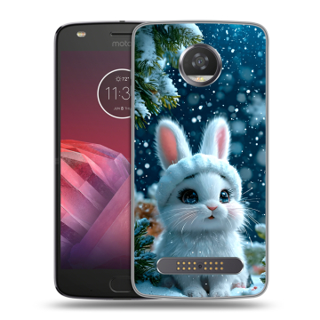 Силиконовый чехол на Motorola Moto Z2 Play с принтом Новый год Силиконовый чехол на Motorola Moto Z2 Play с принтом Новый год