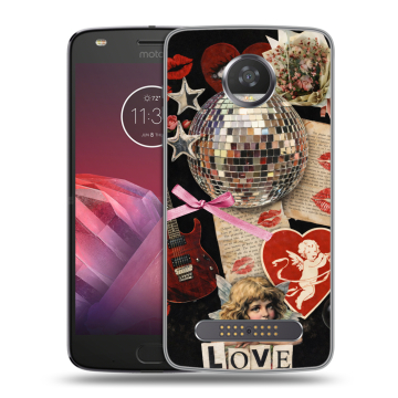 Силиконовый чехол на Motorola Moto Z2 Play с принтом для девочек Силиконовый чехол на Motorola Moto Z2 Play с принтом для девочек