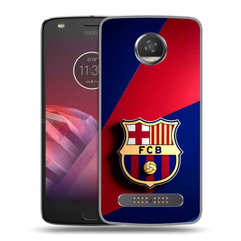Силиконовый чехол на Motorola Moto Z2 Play с принтом Барселона Barcelona Силиконовый чехол на Motorola Moto Z2 Play с принтом Барселона Barcelona