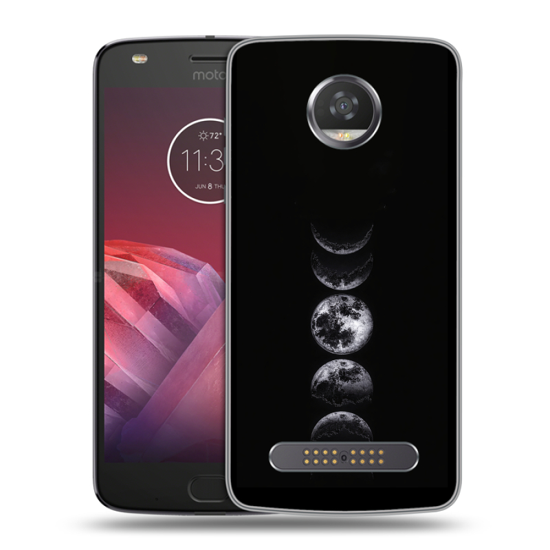 Силиконовый чехол на Motorola Moto Z2 Play с принтом женский Силиконовый чехол на Motorola Moto Z2 Play с принтом женский