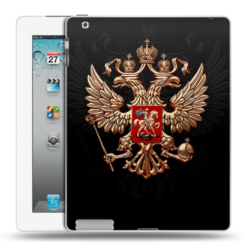 Пластиковый чехол на Ipad 2/3/4 с принтом Герб России