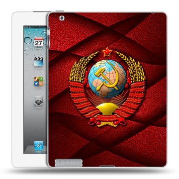 Пластиковый чехол на Ipad 2/3/4 с принтом Герб СССР