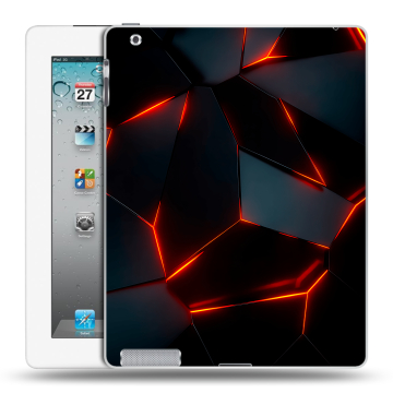 Пластиковый чехол на Ipad 2/3/4 с принтом Яркие абстракции