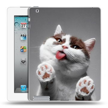Пластиковый чехол на Ipad 2/3/4 с принтом Коты