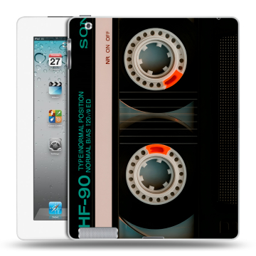 Пластиковый чехол на Ipad 2/3/4 с принтом Кассета Пластиковый чехол на Ipad 2/3/4 с принтом Кассета