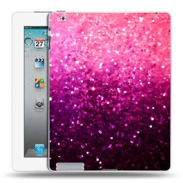 Пластиковый чехол на Ipad 2/3/4 с принтом Блестки Пластиковый чехол на Ipad 2/3/4 с принтом Блестки
