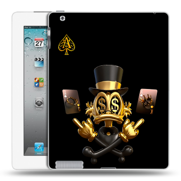 Пластиковый чехол на Ipad 2/3/4 с принтом Золотой скрудж макдак