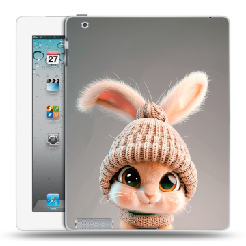 Пластиковый чехол на Ipad 2/3/4 с принтом Кролик Пластиковый чехол на Ipad 2/3/4 с принтом Кролик