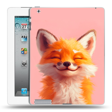 Пластиковый чехол на Ipad 2/3/4 с принтом милая лиса Пластиковый чехол на Ipad 2/3/4 с принтом милая лиса