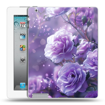 Пластиковый чехол на Ipad 2/3/4 с принтом Розы цветы Пластиковый чехол на Ipad 2/3/4 с принтом Розы цветы