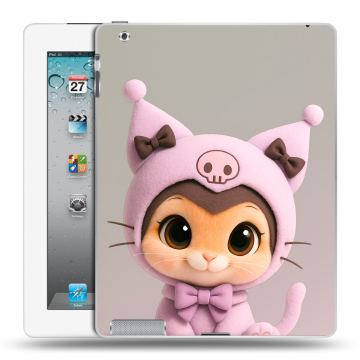 Пластиковый чехол на Ipad 2/3/4 с принтом Куроми Kuromi Пластиковый чехол на Ipad 2/3/4 с принтом Куроми Kuromi