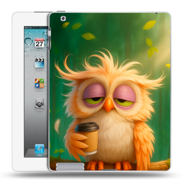 Пластиковый чехол на Ipad 2/3/4 с принтом сова Пластиковый чехол на Ipad 2/3/4 с принтом сова