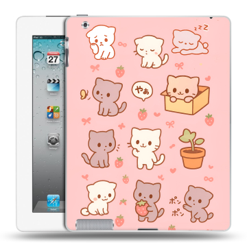 Пластиковый чехол на Ipad 2/3/4 с принтом Hello Kitty Хелоу Кити Пластиковый чехол на Ipad 2/3/4 с принтом Hello Kitty Хелоу Кити