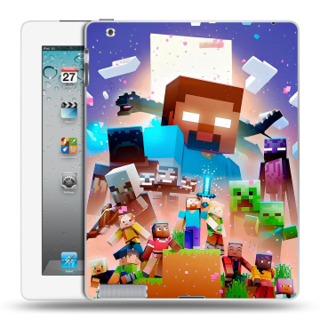 Пластиковый чехол на Ipad 2/3/4 с принтом Майнкрафт Minecraft Пластиковый чехол на Ipad 2/3/4 с принтом Майнкрафт Minecraft