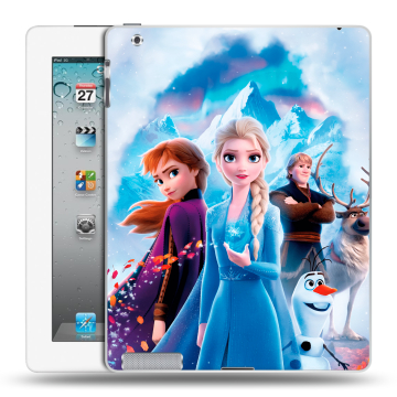 Пластиковый чехол на Ipad 2/3/4 с принтом Холодное сердце Frozen Пластиковый чехол на Ipad 2/3/4 с принтом Холодное сердце Frozen