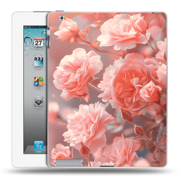 Пластиковый чехол на Ipad 2/3/4 с принтом Розы цветы Пластиковый чехол на Ipad 2/3/4 с принтом Розы цветы