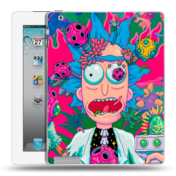 Пластиковый чехол на Ipad 2/3/4 с принтом Рик и Морти Rick Morty Пластиковый чехол на Ipad 2/3/4 с принтом Рик и Морти Rick Morty