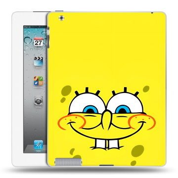 Пластиковый чехол на Ipad 2/3/4 с принтом спанчбоб спанч боб